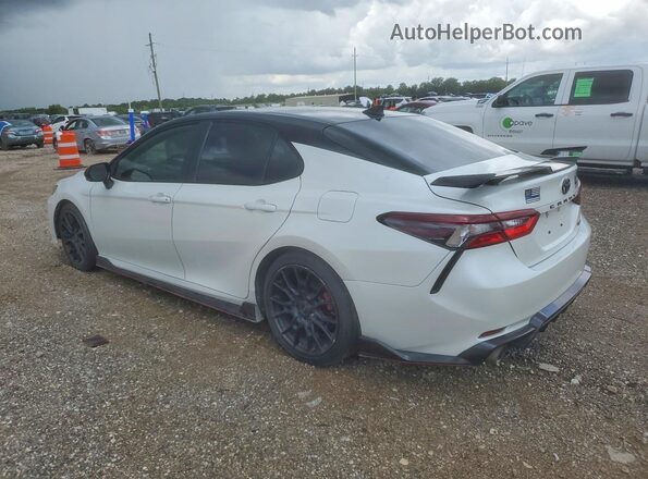 4T1KZ1AK1MU048413 2021 TOYOTA CAMRY White Trasero izquierdo