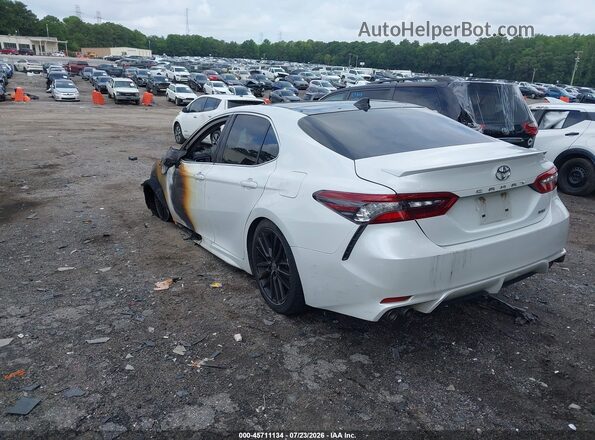 4T1KZ1AK8MU058422 2021 TOYOTA CAMRY Белый Задняя левая четверть