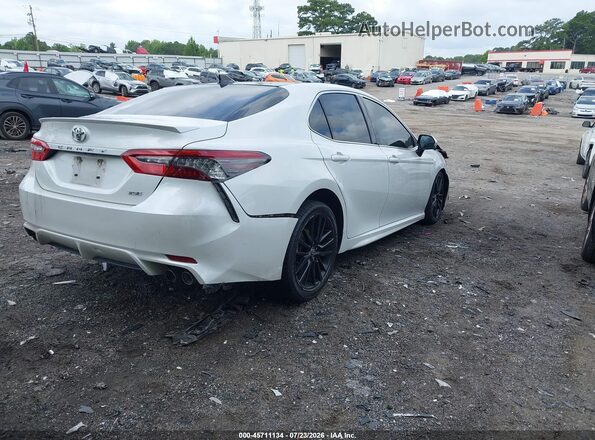 4T1KZ1AK8MU058422 2021 TOYOTA CAMRY Белый Задняя правая четверть