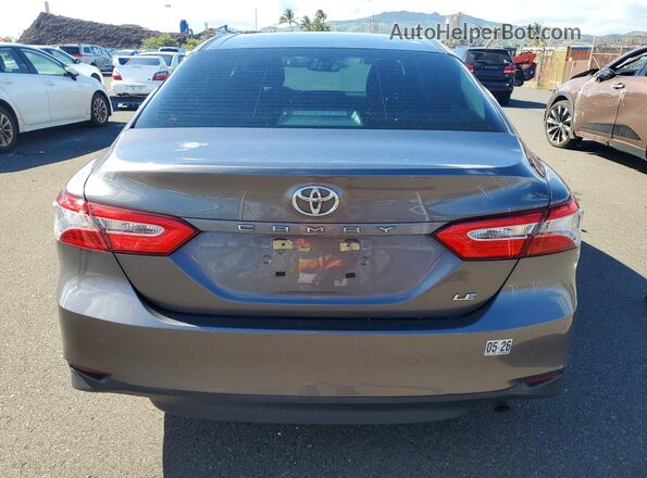 4T1L11AK3LU902182 2020 TOYOTA CAMRY Charcoal Rear view