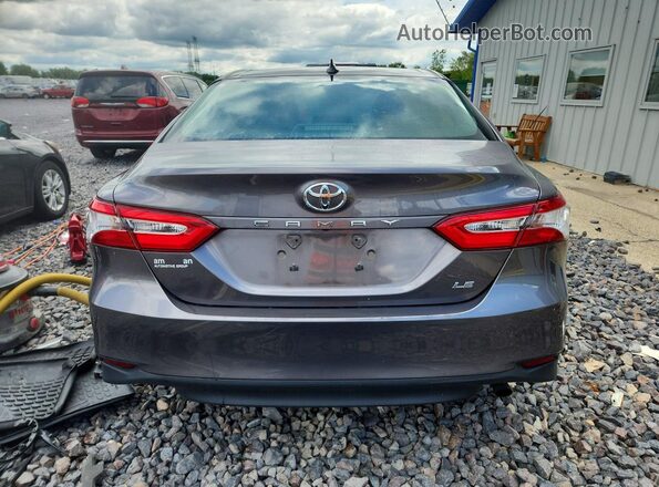 4T1L11AK7LU910267 2020 TOYOTA CAMRY Gray Rear view