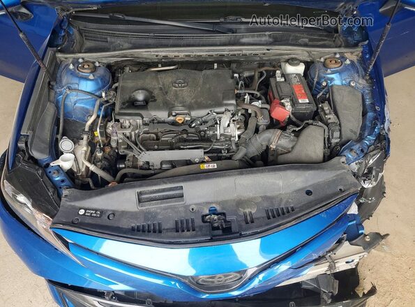 4T1L11AK8LU300829 2020 TOYOTA CAMRY Blue Vista interior trasera