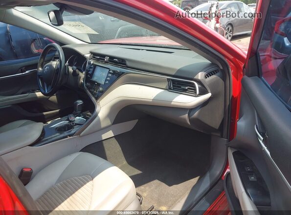 4T1M11AK7LU339948 2020 TOYOTA CAMRY Красный Вид салона спереди