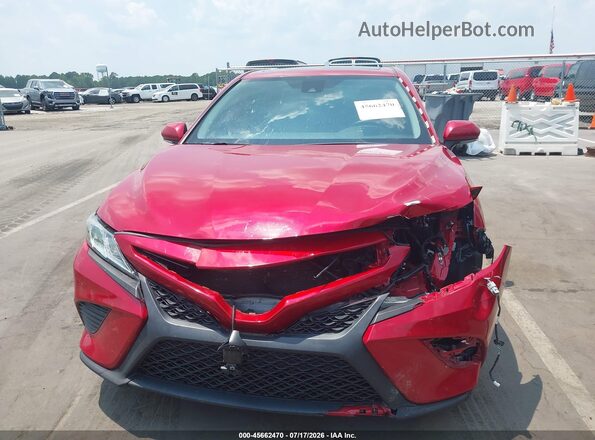 4T1M11AK7LU339948 2020 TOYOTA CAMRY Красный Вид щитка приборов