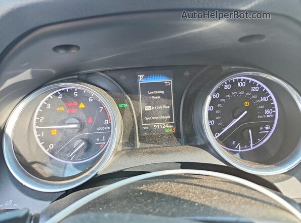4T1M11AK8LU860760 2020 TOYOTA CAMRY Black Vista del cuadro de instrumentos