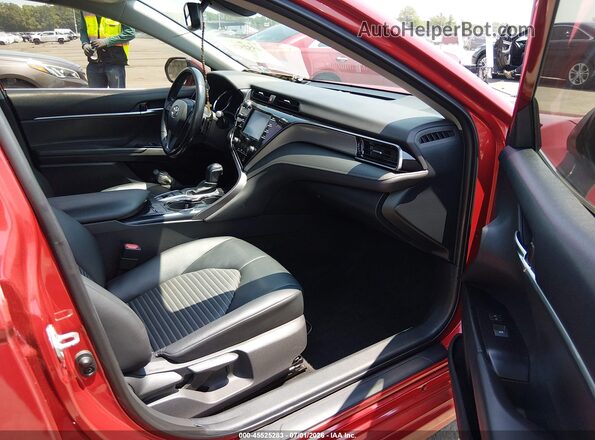4T1M11BK2LU014686 2020 TOYOTA CAMRY Red წინა სალონის ხედი