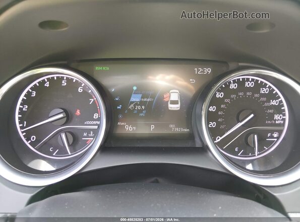 4T1M11BK2LU014686 2020 TOYOTA CAMRY Red უკანა სავარძლების ხედი