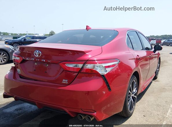 4T1M11BK2LU014686 2020 TOYOTA CAMRY Red უკანა მარჯვენა