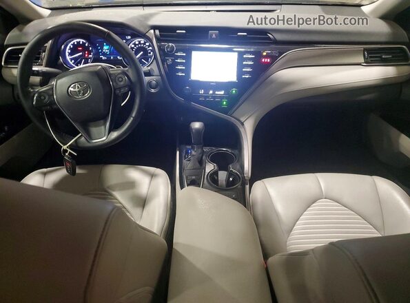 4T1M11BK3LU017130 2020 TOYOTA CAMRY Black წინა პანელის ხედი