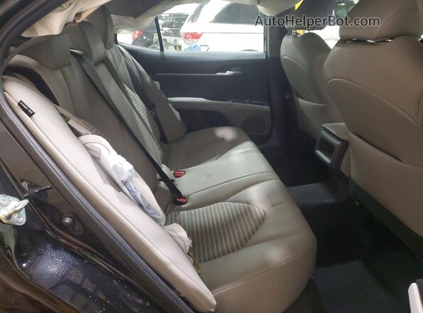 4T1M11BK3LU017130 2020 TOYOTA CAMRY Black უკანა სავარძლების ხედი