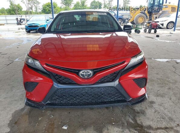 4T1NZ1AK3LU034363 2020 TOYOTA CAMRY Red Դիմացի տեսք