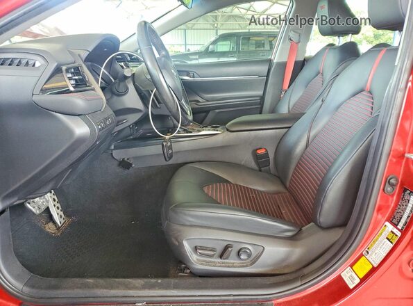 4T1NZ1AK3LU034363 2020 TOYOTA CAMRY Red Սալոնի դիմացի տեսք