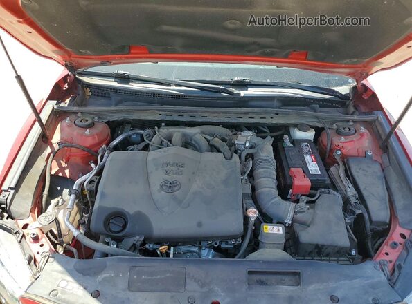 4T1NZ1AK4LU037174 2020 TOYOTA CAMRY Red Սալոնի հետևի տեսք
