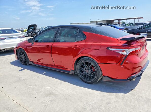 4T1NZ1AK4LU037174 2020 TOYOTA CAMRY Red Հետևի ձախ