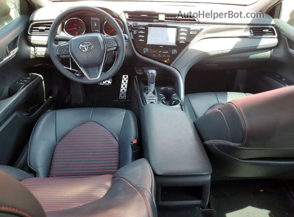 4T1NZ1AK4LU037174 2020 TOYOTA CAMRY Red Առջևի վահանակի տեսք