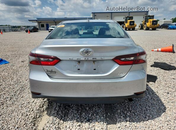 4T1R11AK4MU482072 2021 TOYOTA CAMRY Silver Rear view