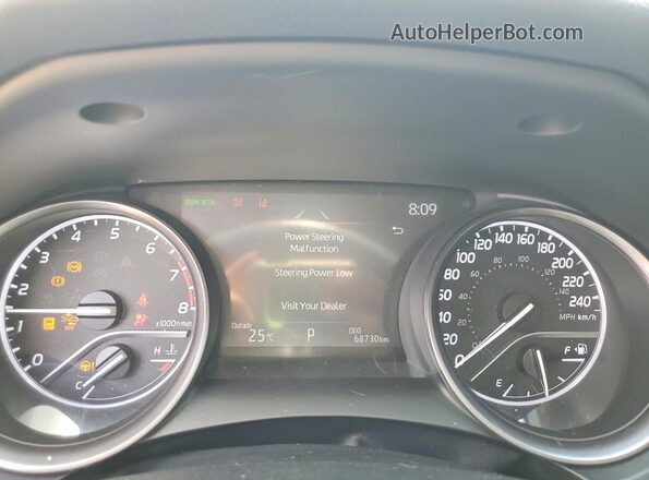 4T1S11BK8MU034689 2021 TOYOTA CAMRY Silver Vista del cuadro de instrumentos