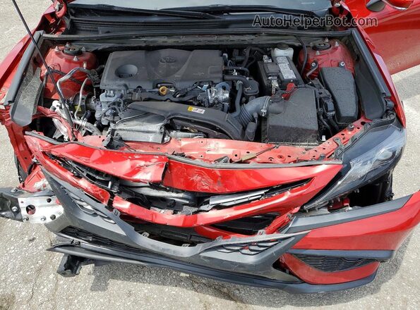 4T1T11AK7RU240857 2024 TOYOTA CAMRY Red Rear interior view