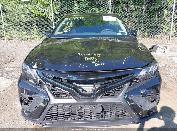 4T1T11AK7RU894354 2024 TOYOTA CAMRY Black Widok zestawu wskaźników