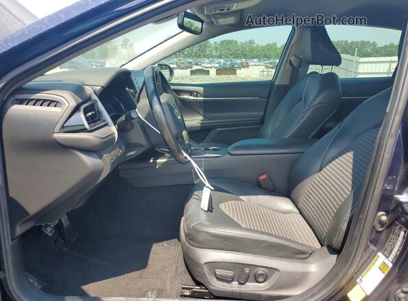 4T1T11AK8MU468536 2021 TOYOTA CAMRY Синий Вид салона спереди