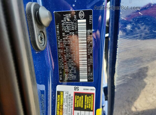4T1T11BK1RU129249 2024 TOYOTA CAMRY Blue Engine compartment view