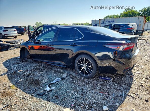 4T1T11BK3MU031607 2021 TOYOTA CAMRY Черный Задняя левая четверть