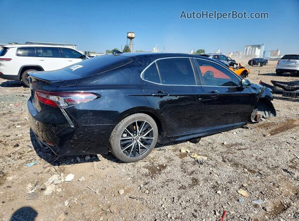 4T1T11BK3MU031607 2021 TOYOTA CAMRY Черный Задняя правая четверть