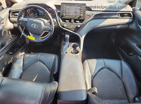 4T1T11BK3MU031607 2021 TOYOTA CAMRY Черный Вид панели приборов