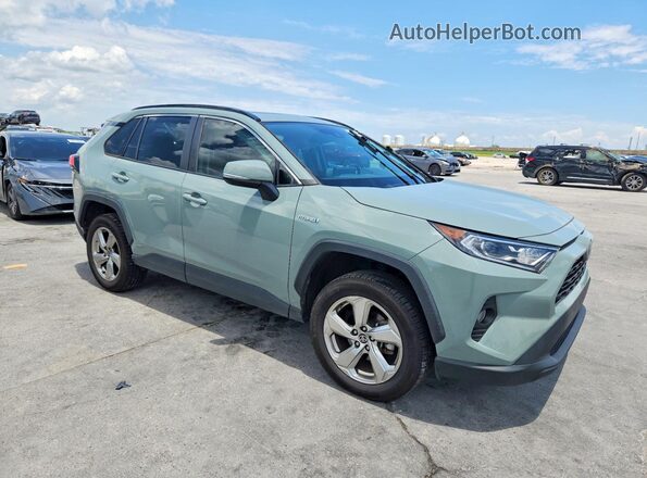 4T3B6RFV1MU052866 2021 TOYOTA RAV4 Green Przód prawy