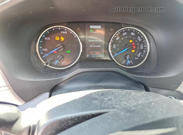 4T3B6RFV1MU052866 2021 TOYOTA RAV4 Green Widok zestawu wskaźników