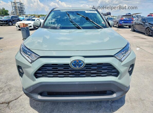 4T3B6RFV1MU052866 2021 TOYOTA RAV4 Green Widok z przodu