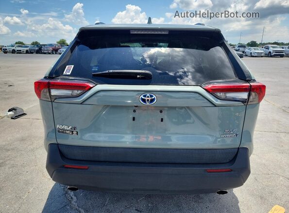 4T3B6RFV1MU052866 2021 TOYOTA RAV4 Green Widok z tyłu