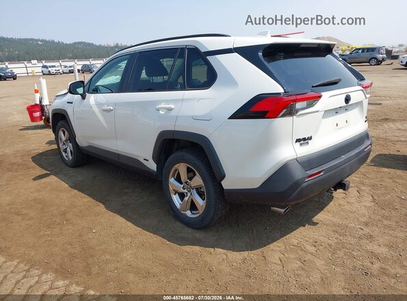4T3B6RFV1MU054441 2021 TOYOTA RAV4 HYBRID White Rear left