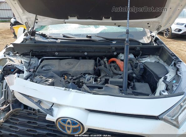 4T3B6RFV1MU054441 2021 TOYOTA RAV4 HYBRID White Rear view