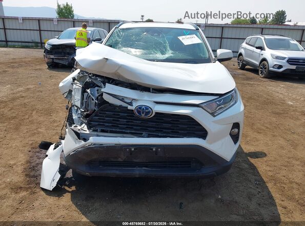 4T3B6RFV1MU054441 2021 TOYOTA RAV4 HYBRID White Rear interior view