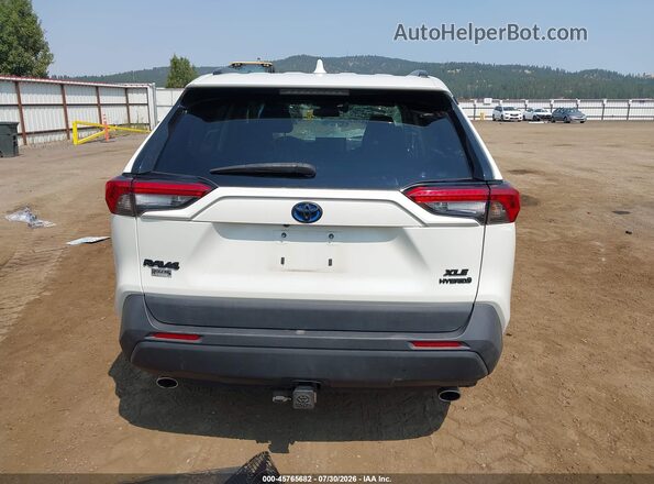 4T3B6RFV1MU054441 2021 TOYOTA RAV4 HYBRID White 