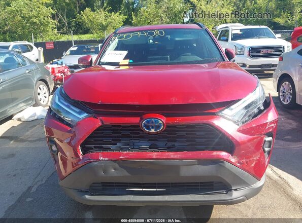 4T3B6RFV1RU157494 2024 TOYOTA RAV4 HYBRID Red Вид щитка приладів