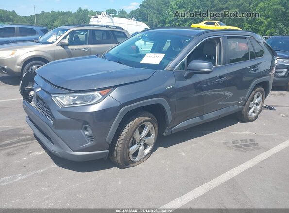 4T3B6RFV2MU016653 2021 TOYOTA RAV4 HYBRID Black Передня ліва чверть