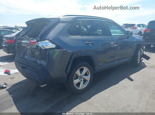 4T3B6RFV2MU016653 2021 TOYOTA RAV4 HYBRID Black Задня права чверть