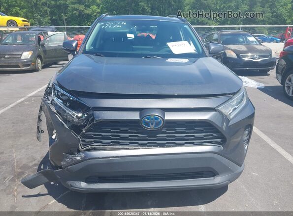 4T3B6RFV2MU016653 2021 TOYOTA RAV4 HYBRID Black Вид панелі приладів