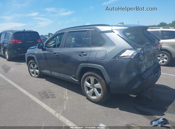 4T3B6RFV2MU016653 2021 TOYOTA RAV4 HYBRID Black Вид задньої частини салону