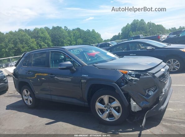 4T3B6RFV2MU016653 2021 TOYOTA RAV4 HYBRID Black Вид щитка приладів