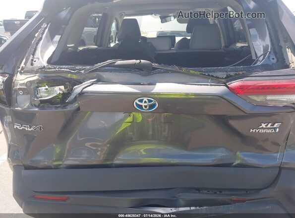 4T3B6RFV2MU016653 2021 TOYOTA RAV4 HYBRID Black Вид спереду