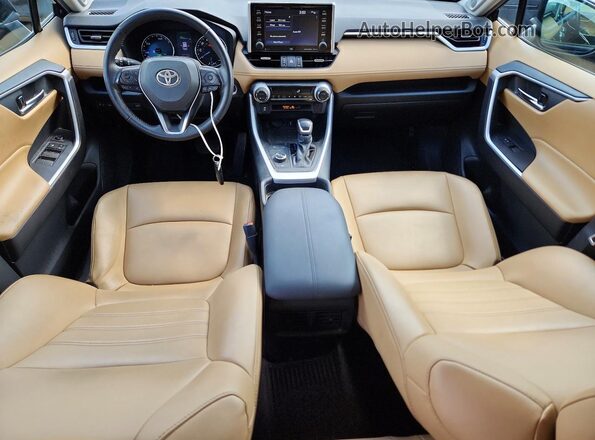 4T3B6RFV2MU036496 2021 TOYOTA RAV4 Black Առջևի վահանակի տեսք