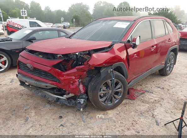 4T3B6RFV2RU159836 2024 TOYOTA RAV4 HYBRID Red Առջևի ձախ երեք քառորդ տեսարան