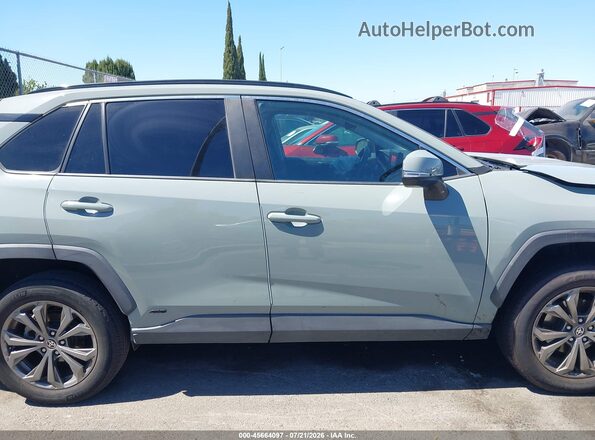 4T3B6RFV3NU080086 2022 TOYOTA RAV4 HYBRID Gray Vista interior trasera