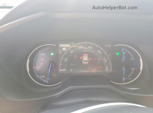 4T3B6RFV3PU114367 2023 TOYOTA RAV4 Silver Vista del cuadro de instrumentos