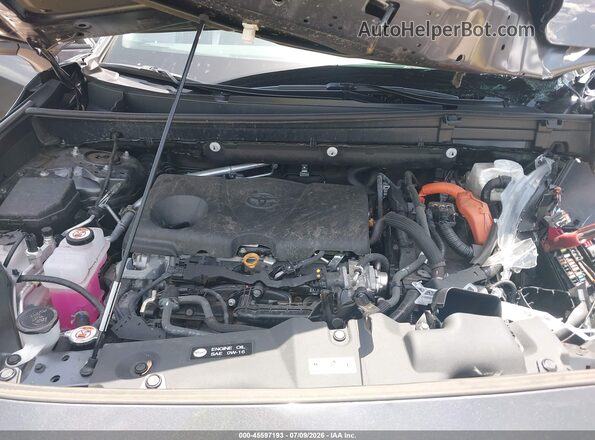 4T3B6RFV3RU152135 2024 TOYOTA RAV4 HYBRID Gray უკანა ხედი