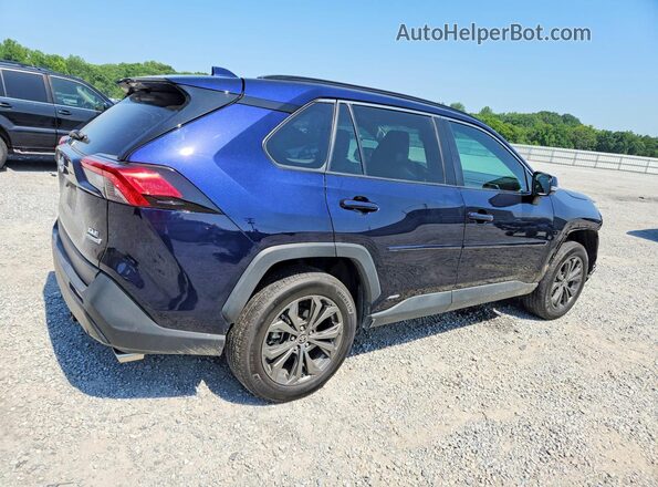 4T3B6RFV4NU083093 2022 TOYOTA RAV4 Blue Задня права чверть