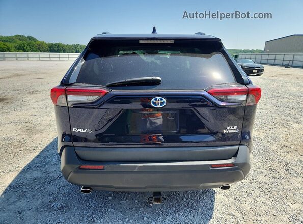 4T3B6RFV4NU083093 2022 TOYOTA RAV4 Blue Вид ззаду